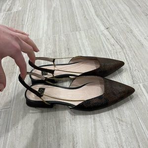 Unique slingback Louise et cie flats